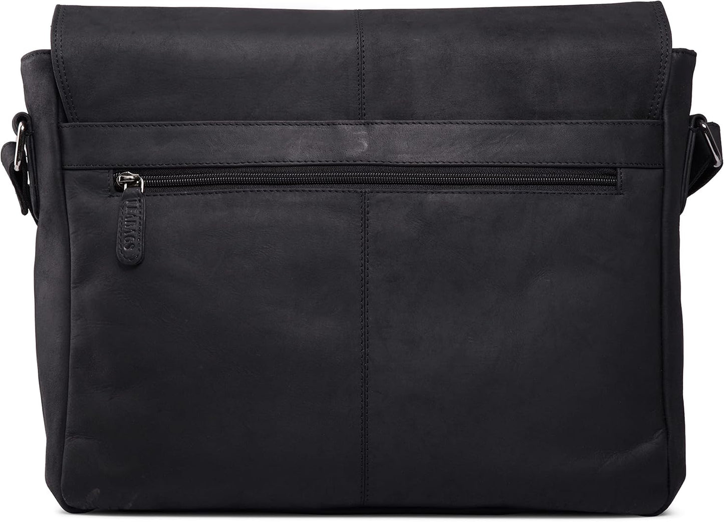 Leather Briefcases for Men - Genuine Leather Cambridge 15 Inch Laptop Bag - Messenger Bag Vintage Shoulder Bag