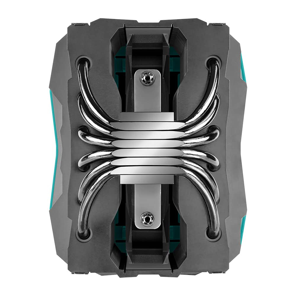 Iceberg Thermal  G6 Stealth Black-Nickel Plated 6 Direct Touch Heatpipe, with Ultra 140Mm Silent Fan Premium CPU Air Cooler LGA 1700 Compatible & AM5