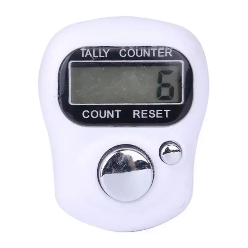 Mini Stitch Marker and Row Finger Counter LCD Electronic Digital Tally Counter for Sewing Knitting Weave Tool Key Number Count