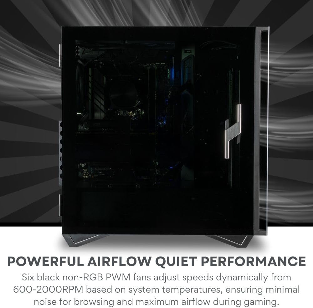 Empowered PC Sentinel Gaming Desktop - NVIDIA Geforce RTX 4070 Ti 12GB (> 3090), Intel 8-Core I7-11700F Processor, 32GB RAM, 512GB Nvme SSD + 2TB HDD, Wifi, Windows 11 Home - Tower Gamer Computer