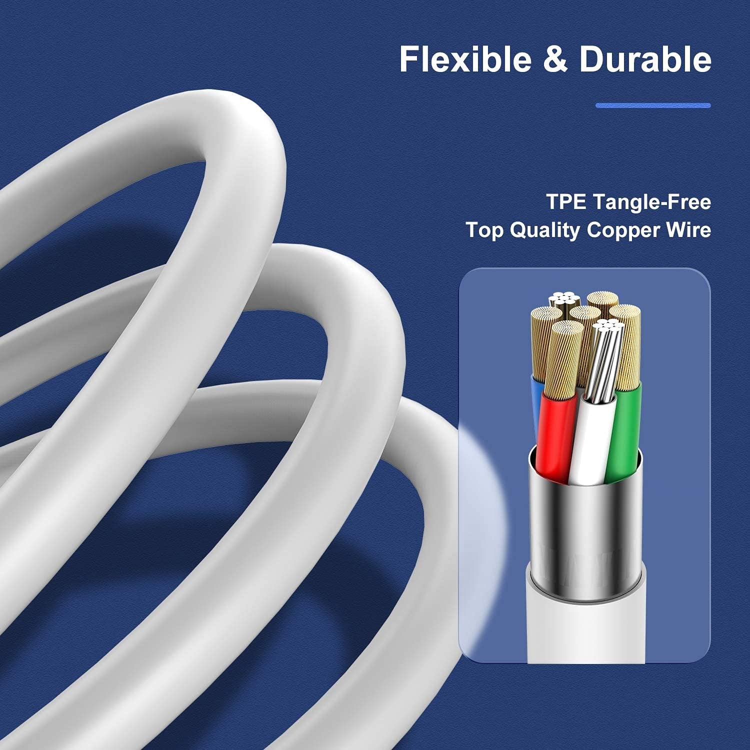 3Pack 3Ft [Apple Mfi Certified] Apple Iphone Charger,Iphone Chargers Iphone Lightning to USB Cable 3 Foot, Fast Charging Cord for Apple Iphone 12/11/11Pro/11Max/ X/XS/XR/XS Max/8/7, Ipad