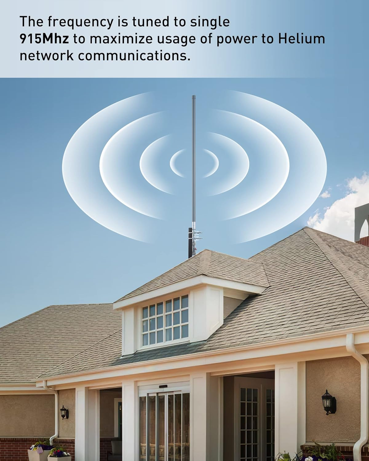 Helium Antenna with Lightning Arrester 5.8/8Dbi,  915Mhz 915Mhz Helium Miner Antenna Lora Antenna Outdoor Omni-Direction for RAK HNT Bobcat Helium Hotspot Miner