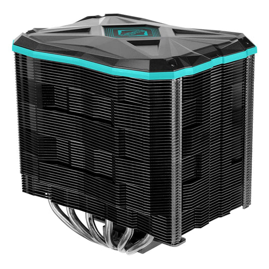 Iceberg Thermal  G6 Stealth Black-Nickel Plated 6 Direct Touch Heatpipe, with Ultra 140Mm Silent Fan Premium CPU Air Cooler LGA 1700 Compatible & AM5