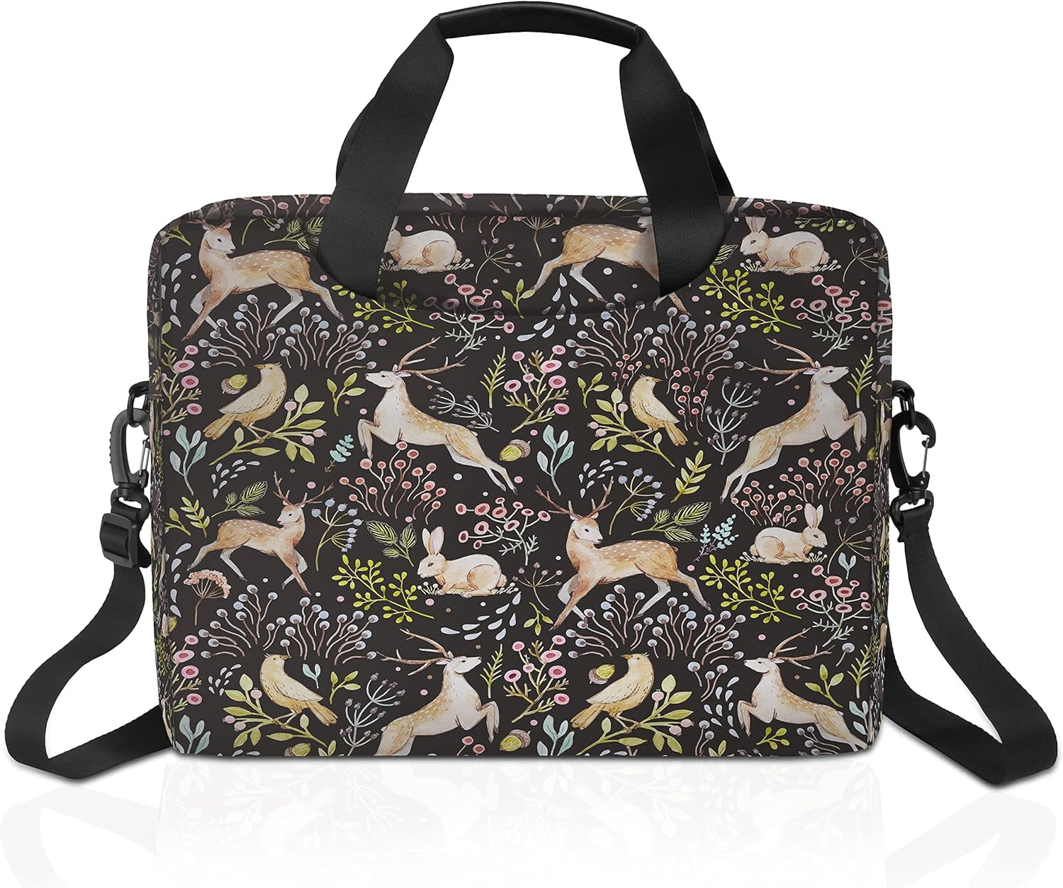 Laptop Case 15.6 Inch Computer Messenger Bag with Shoulder Strap for Men Women Travel