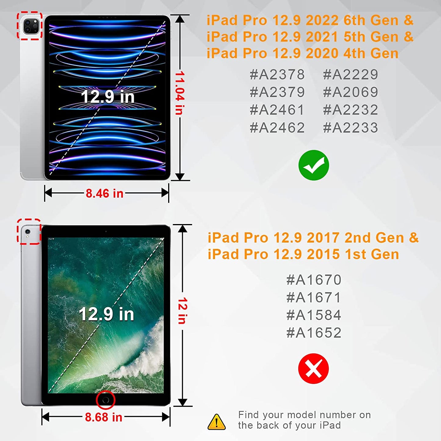 Hybrid Slim Case for Ipad Pro 12.9-Inch 6Th Generation 2022, [Built-In Pencil Holder] Shockproof Cover W/Clear Transparent Back Shell, Also Fit Ipad Pro 12.9" 5Th/4Th/3Rd Gen, Ocean Marble