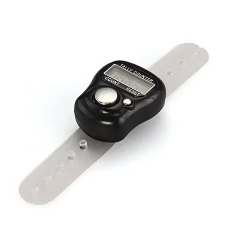 Mini Stitch Marker and Row Finger Counter LCD Electronic Digital Tally Counter for Sewing Knitting Weave Tool Key Number Count
