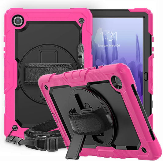 Ipad Pro 12.9 Inch Case 6Th 2022 2021 5Th Generation Ipad Pro 12.9 Inch 2020 4Th Gen with Screen Protector Pencil Holder Kids Shockproof Rugged Silicone Cover 360 Stand Hand Strap Green1