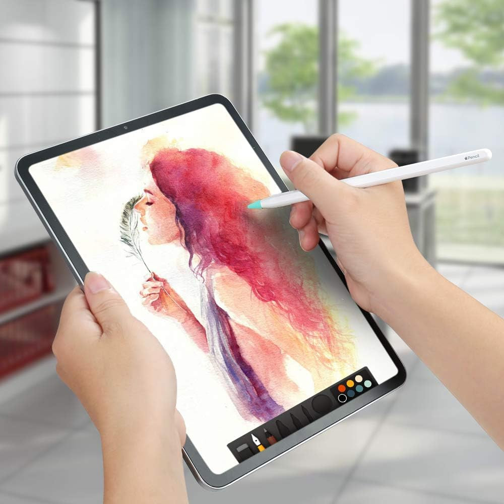 Hwojjha Silicone Nibs Cover Writing Protection for Ipad Pencil Compatible with Apple Pencil Tips (2Nd Gen) (8 Pcs)